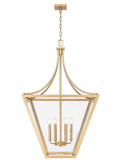 Montalcino 6 Light Chandelier Rubbed Brass