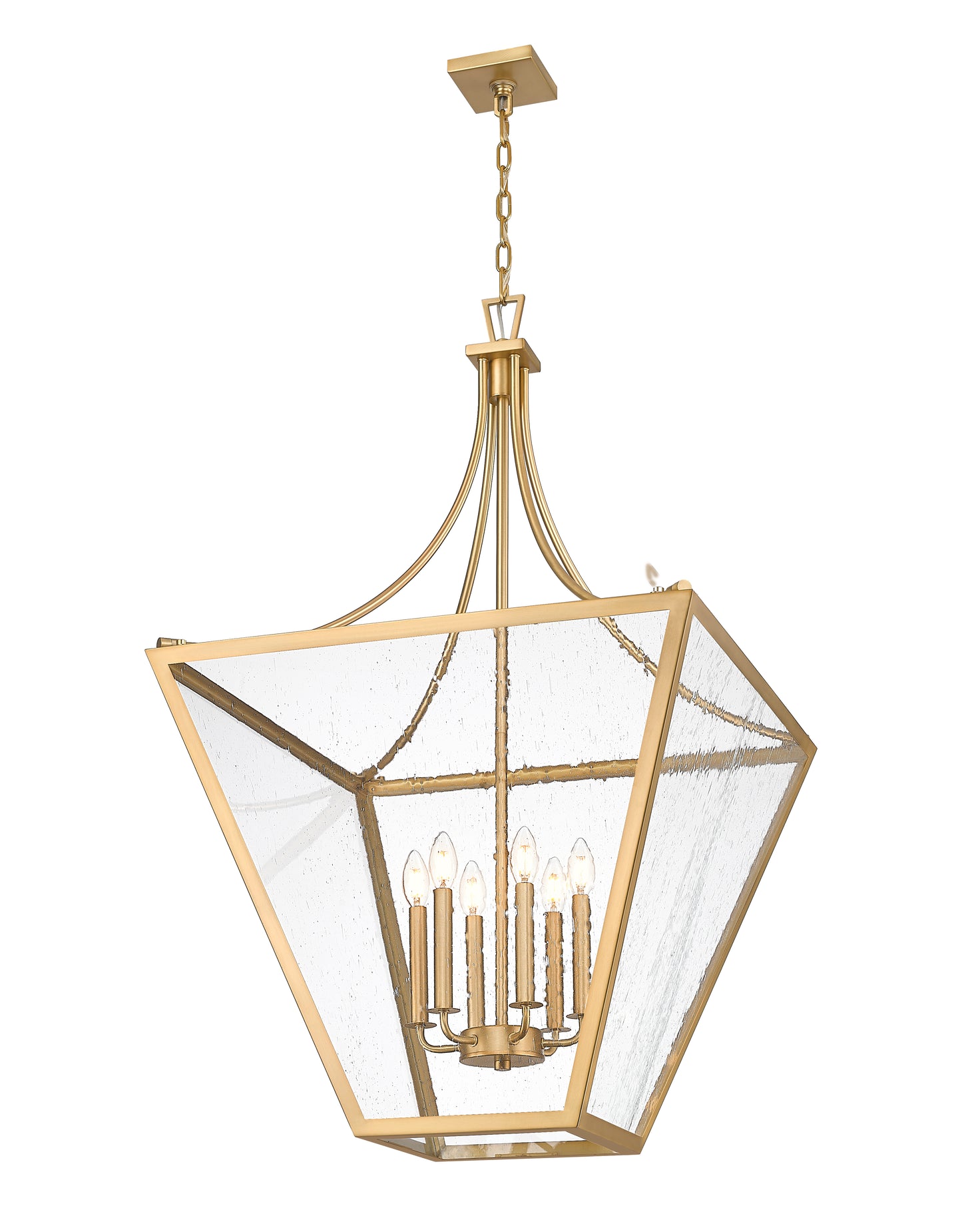 Montalcino 6 Light Chandelier Rubbed Brass