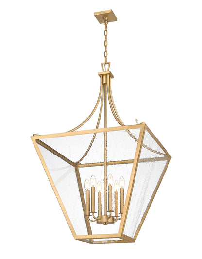 Montalcino 6 Light Chandelier Rubbed Brass