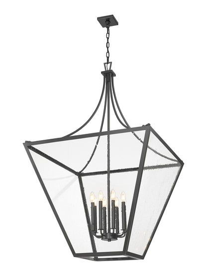 Montalcino 8 Light Chandelier Iron Ore