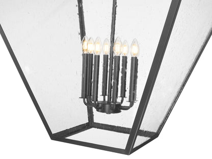 Montalcino 8 Light Chandelier Iron Ore
