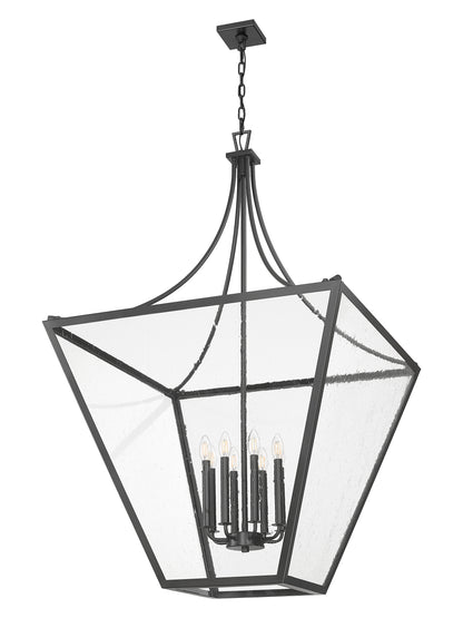 Montalcino 8 Light Chandelier Iron Ore