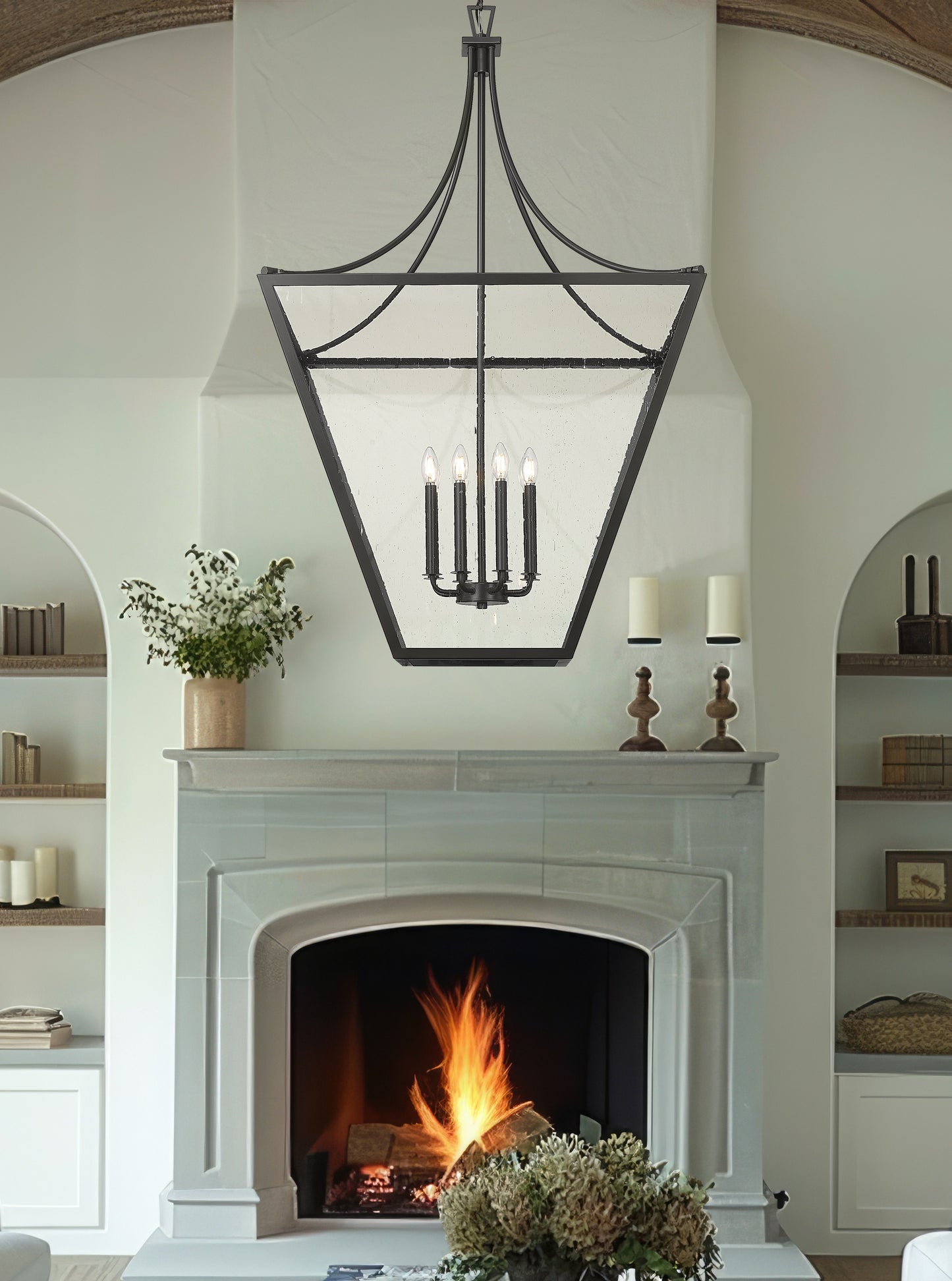 Montalcino 8 Light Chandelier Iron Ore