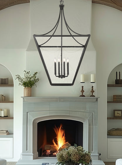 Montalcino 8 Light Chandelier Iron Ore