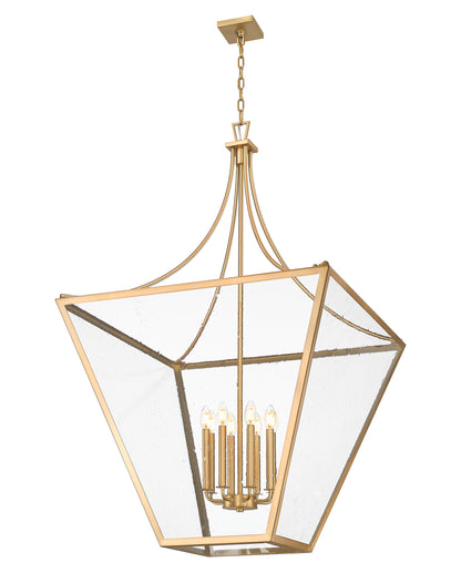 Montalcino 8 Light Chandelier Rubbed Brass