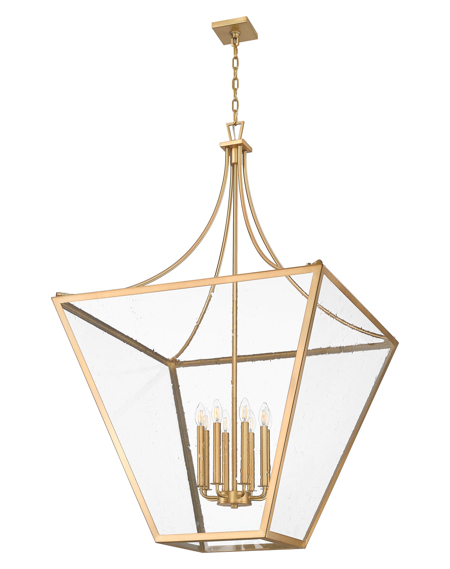 Montalcino 8 Light Chandelier Rubbed Brass