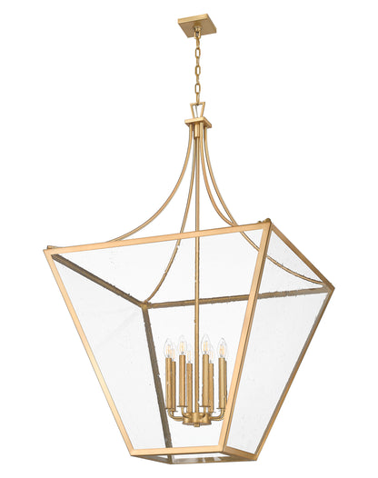Montalcino 8 Light Chandelier Rubbed Brass