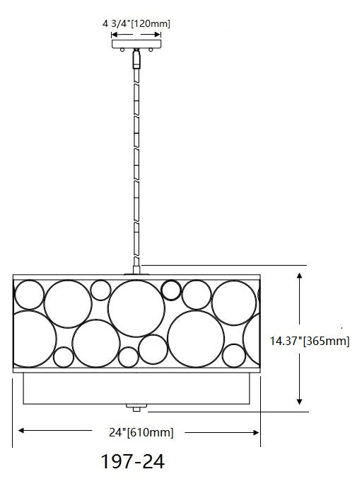 Kendall 4 Light Chandelier Brushed Nickel