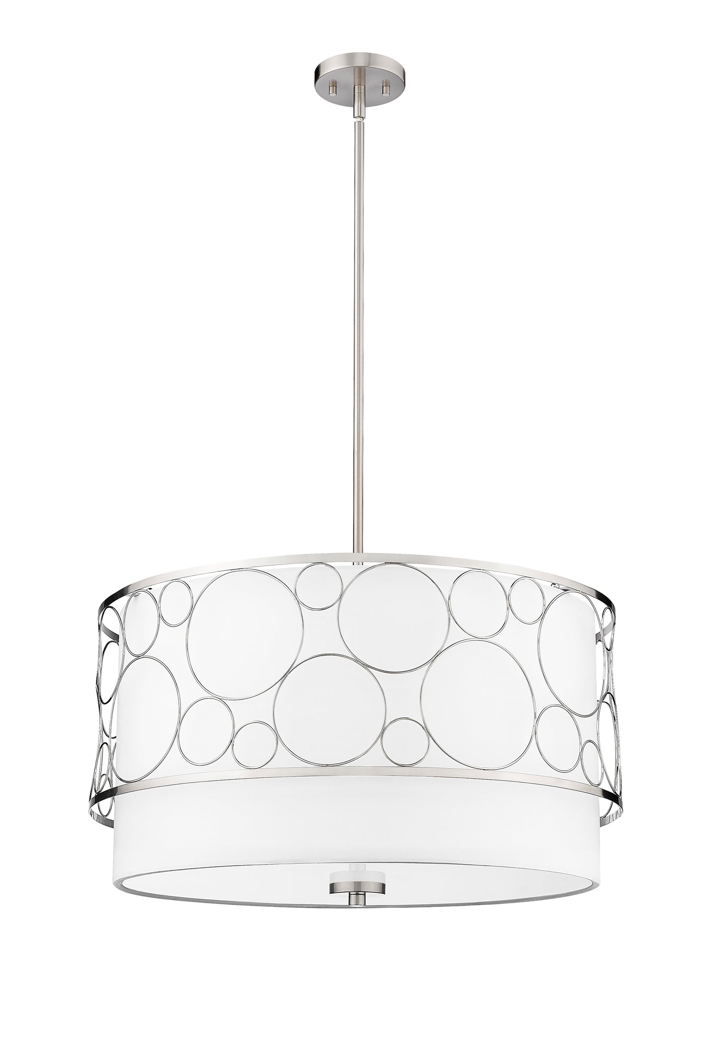 Kendall 4 Light Chandelier Brushed Nickel