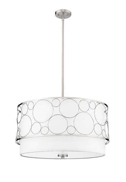 Kendall 4 Light Chandelier Brushed Nickel