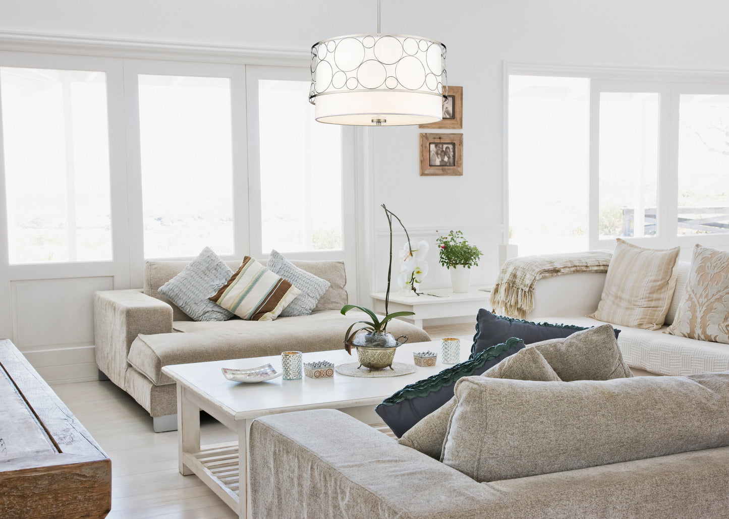 Kendall 4 Light Chandelier Brushed Nickel