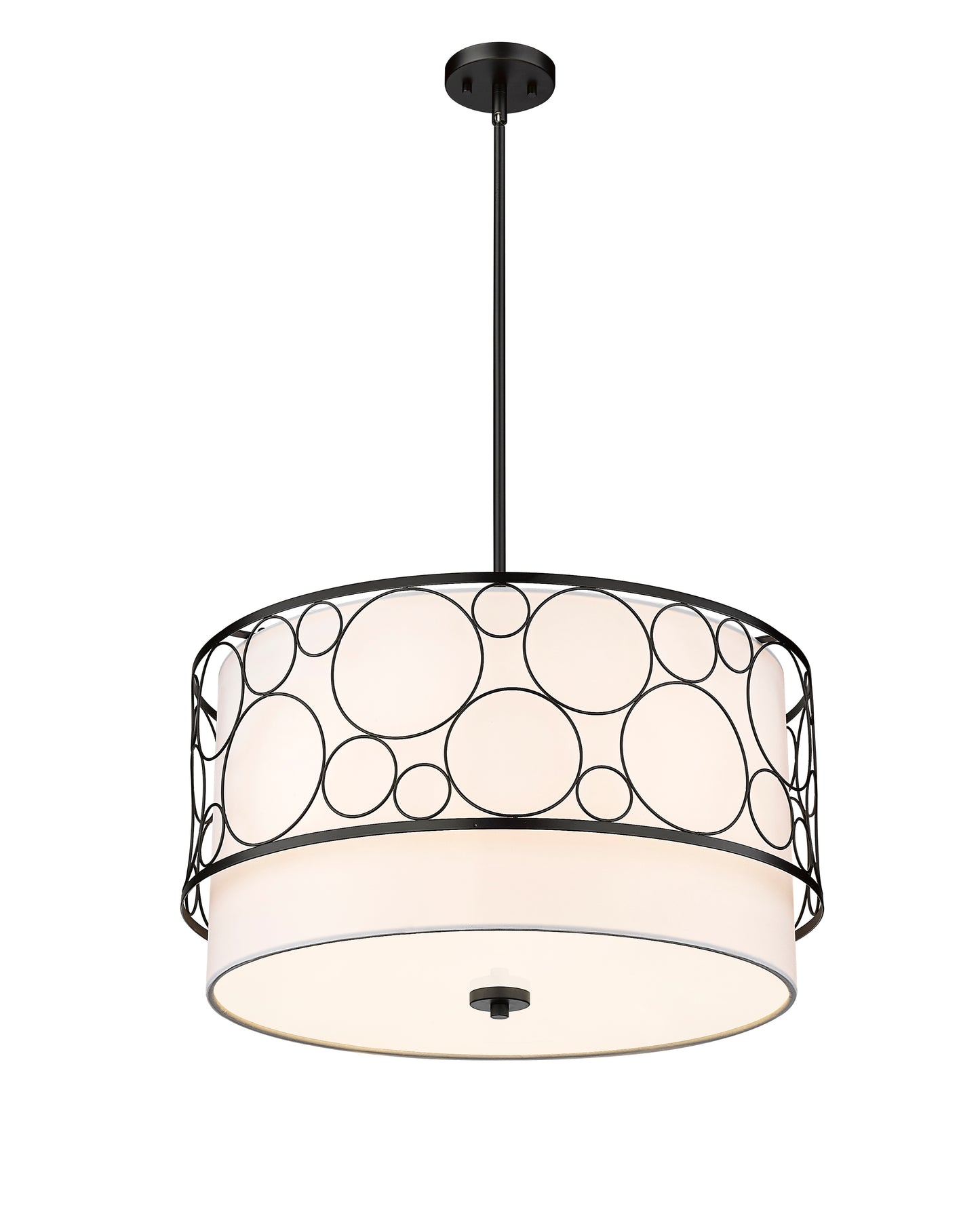 Kendall 4 Light Chandelier Matte Black