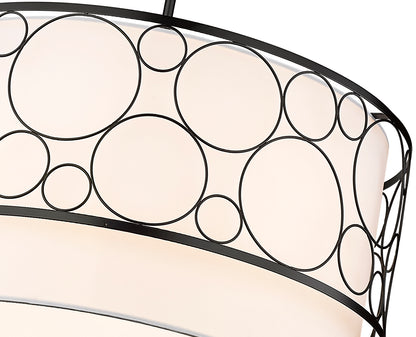 Kendall 4 Light Chandelier Matte Black