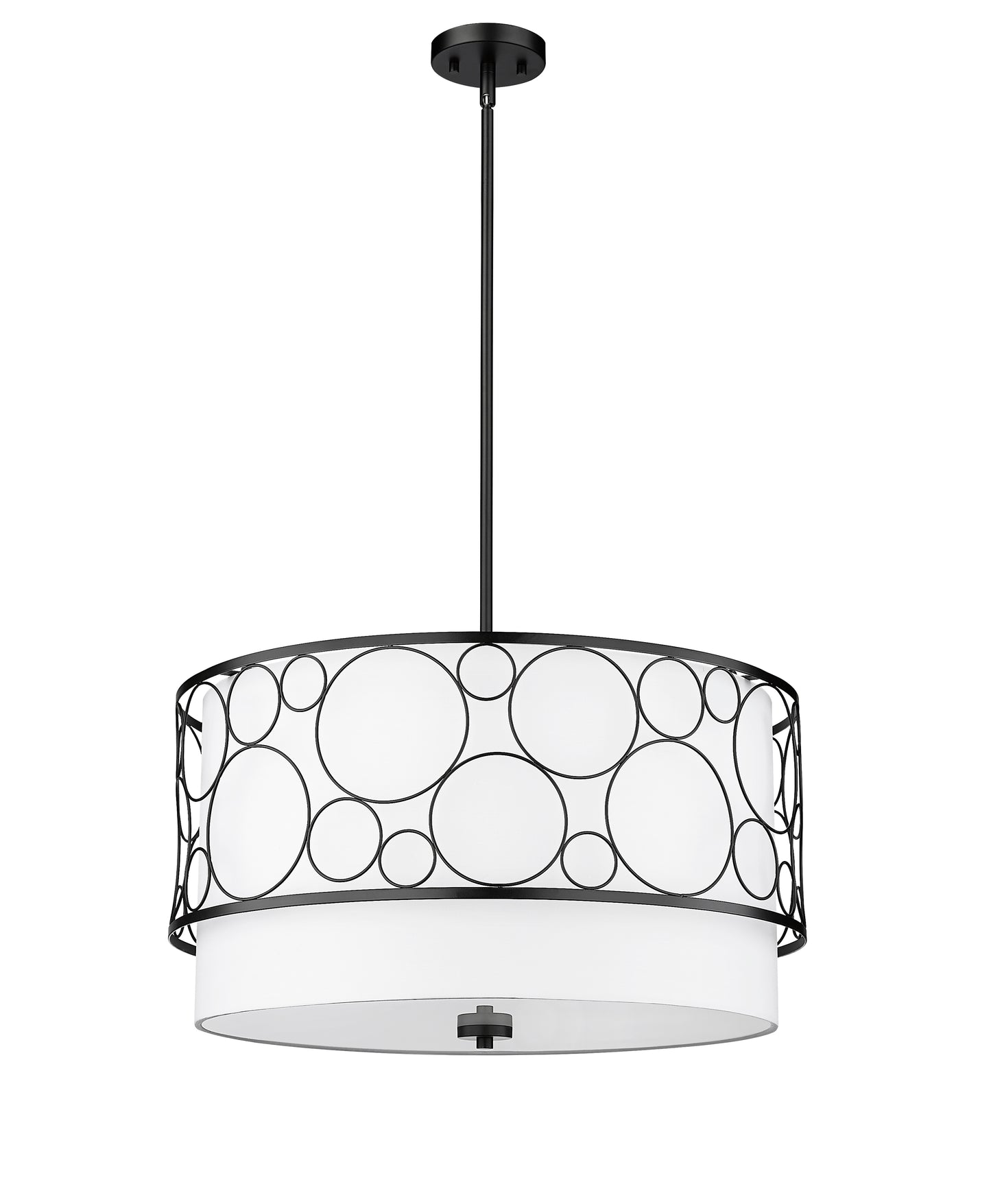 Kendall 4 Light Chandelier Matte Black