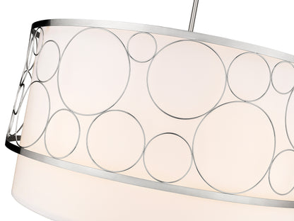 Kendall 5 Light Chandelier Brushed Nickel
