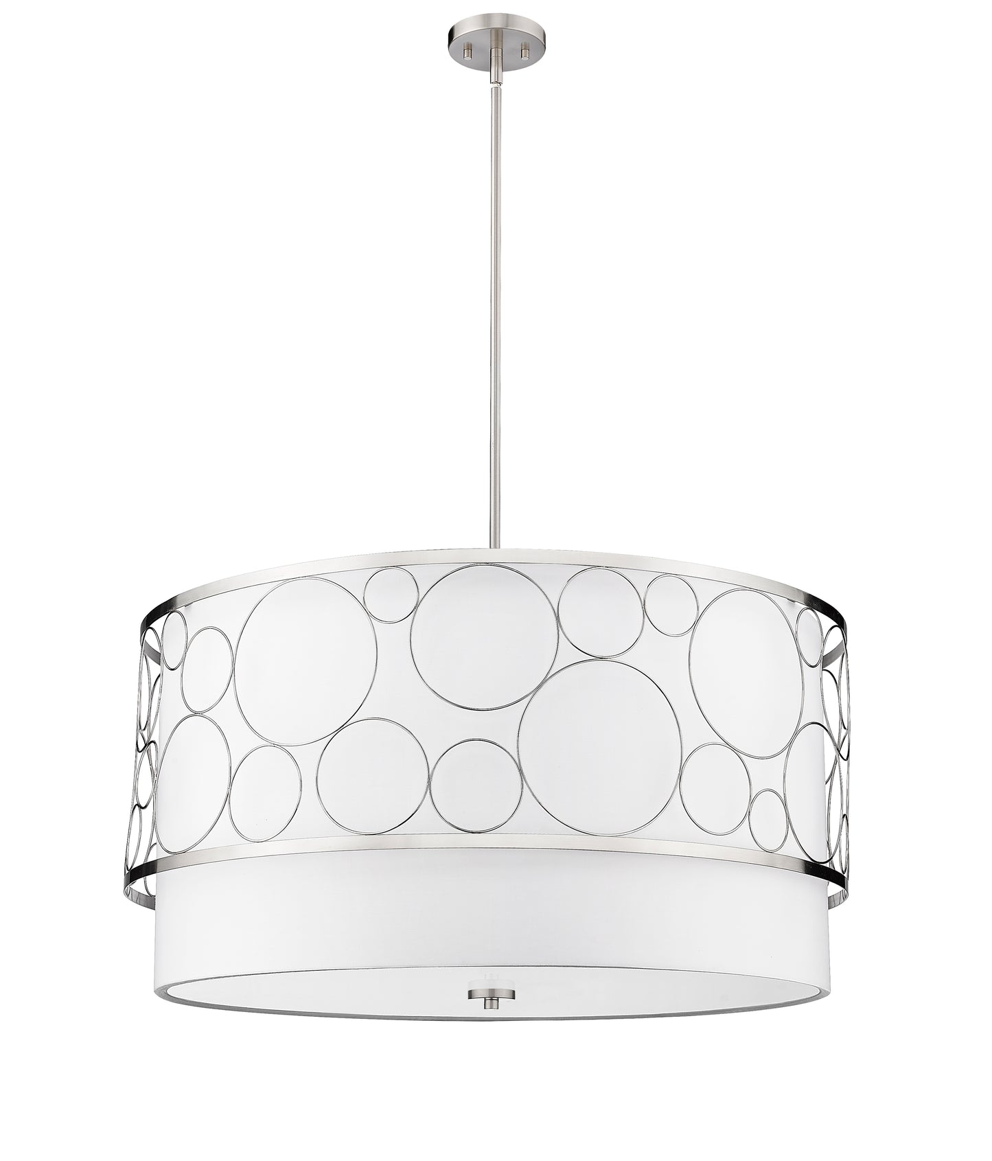 Kendall 5 Light Chandelier Brushed Nickel