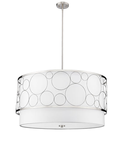 Kendall 5 Light Chandelier Brushed Nickel