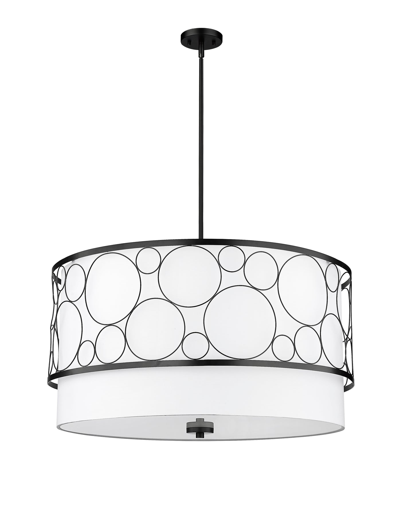 Kendall 5 Light Chandelier Matte Black