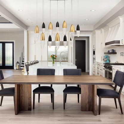 Ecrou 12-Light 44" Linear Chandelier