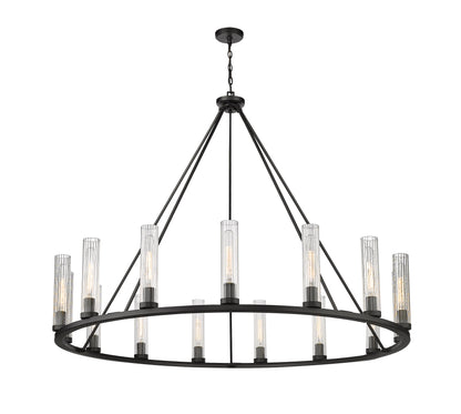 Beau 15 Light Chandelier Bronze