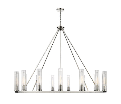 Beau 15 Light Chandelier Polished Nickel