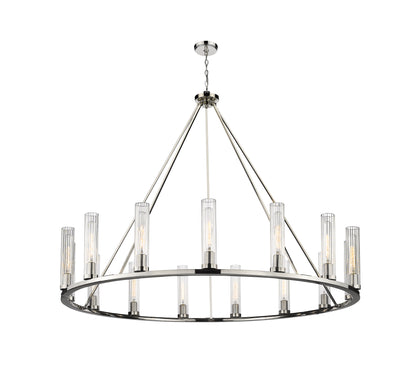 Beau 15 Light Chandelier Polished Nickel