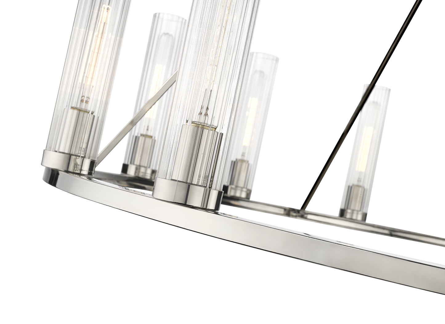 Beau 15 Light Chandelier Polished Nickel