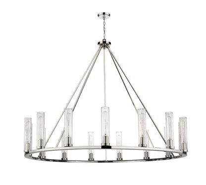 Beau 15 Light Chandelier Polished Nickel