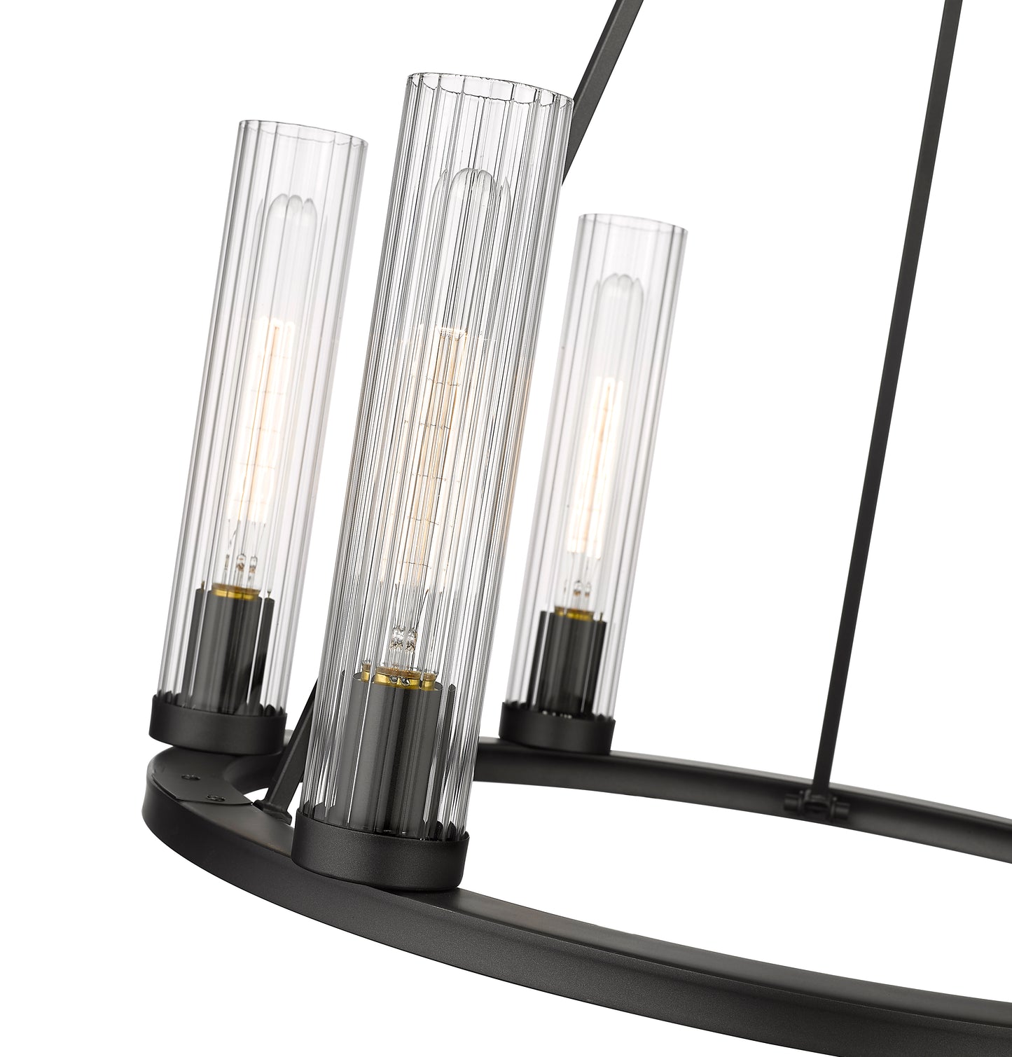 Beau 6 Light Chandelier Bronze