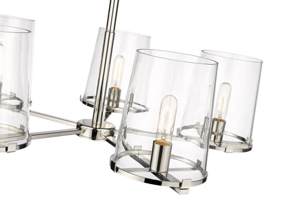Callista 5 Light Chandelier Polished Nickel