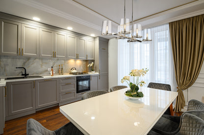 Callista 6 Light Linear Chandelier Polished Nickel