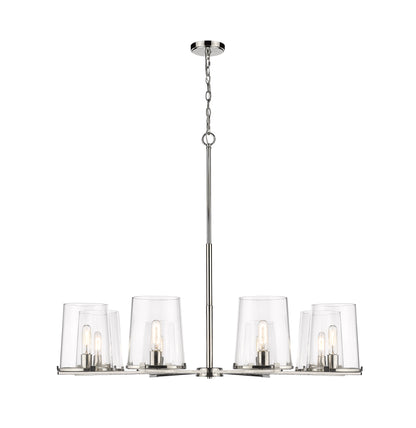 Callista 8 Light Chandelier Polished Nickel