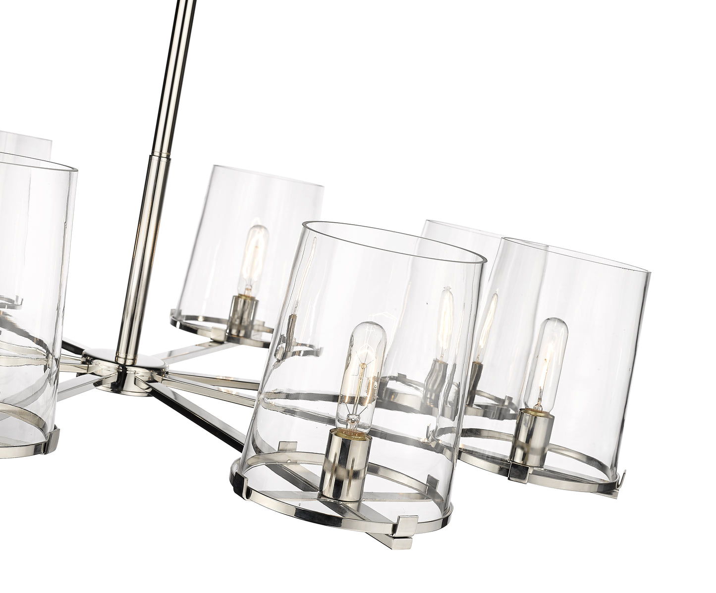 Callista 8 Light Chandelier Polished Nickel