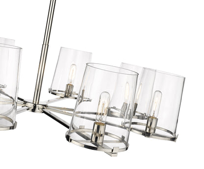 Callista 8 Light Chandelier Polished Nickel