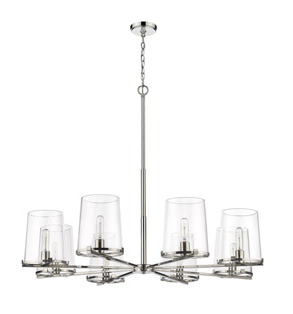 Callista 8 Light Chandelier Polished Nickel