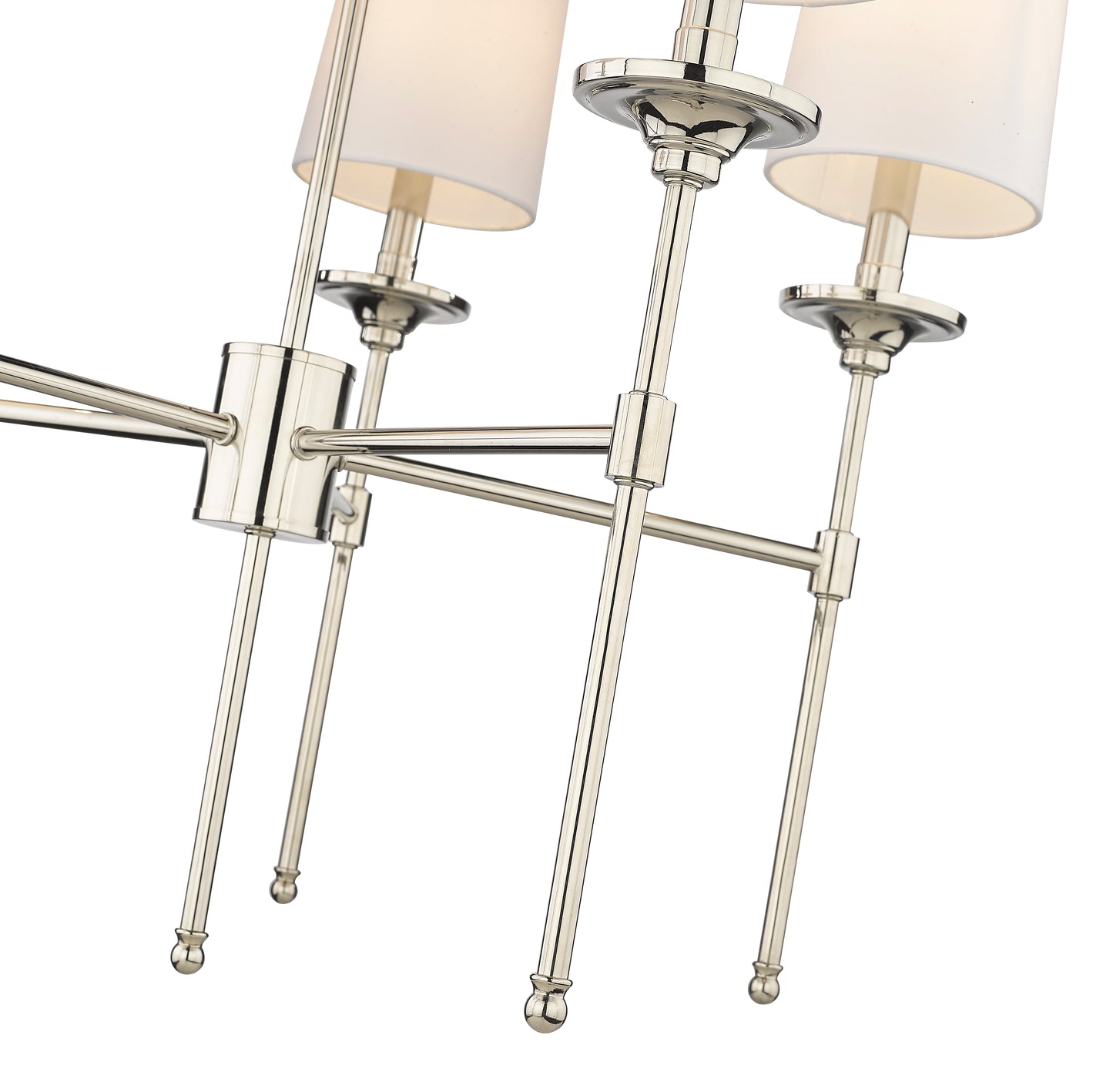 Emily 5 Light Chandelier Polished Nickel