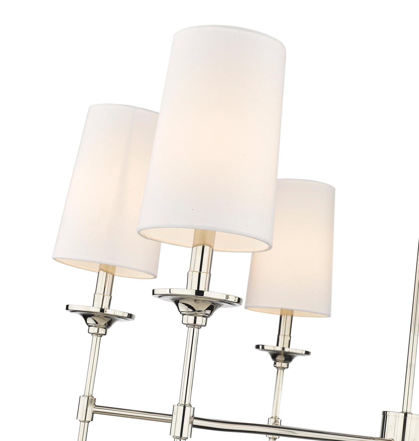 Emily 6 Light Chandelier Polished Nickel