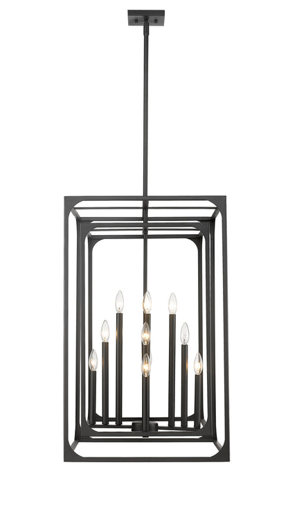 Easton 12 Light Chandelier Matte Black