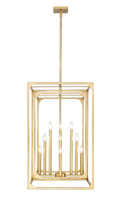 Easton 12 Light Chandelier Rubbed Brass