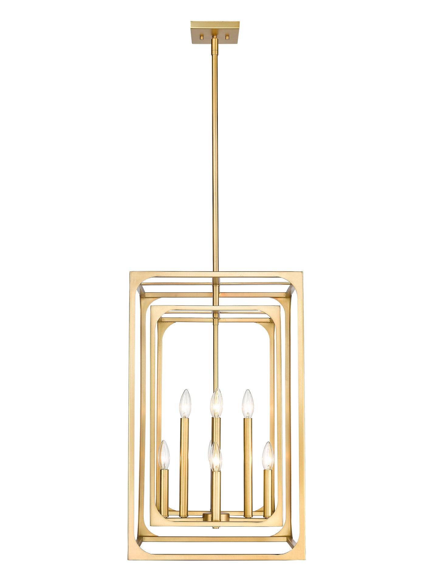 Easton 8 Light Chandelier Rubbed Brass