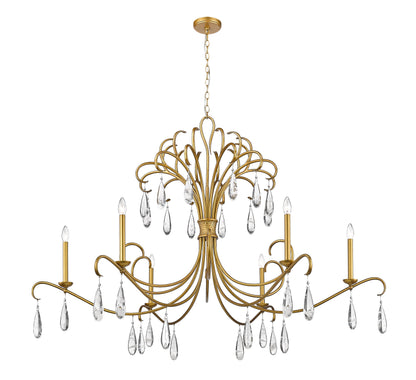 Amara 6 Light Chandelier Gilded Gold