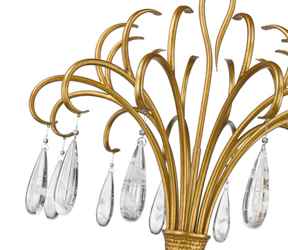 Amara 6 Light Chandelier Gilded Gold