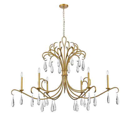 Amara 6 Light Chandelier Gilded Gold
