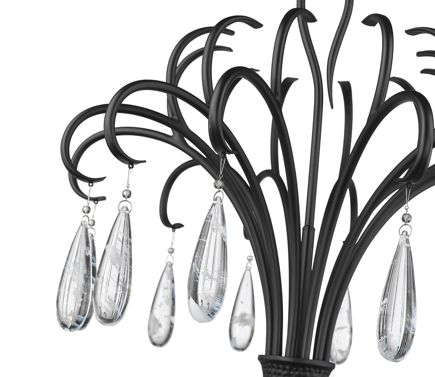 Amara 6 Light Chandelier Matte Black