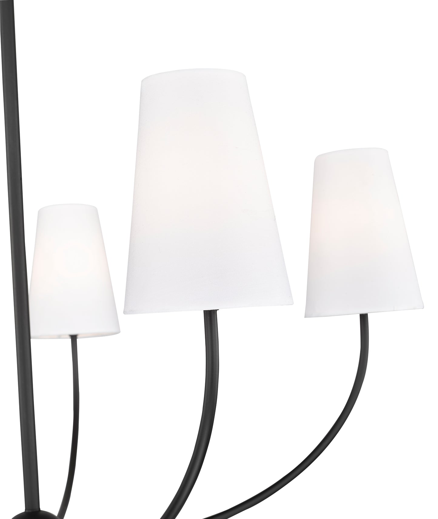 Shannon 5 Light Chandelier Matte Black