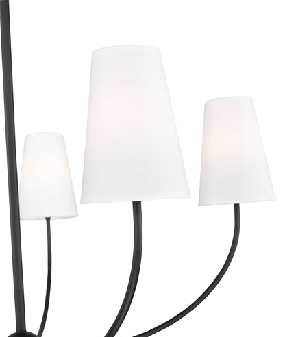 Shannon 5 Light Chandelier Matte Black