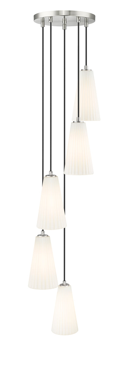 Farrell 5 Light Chandelier Brushed Nickel
