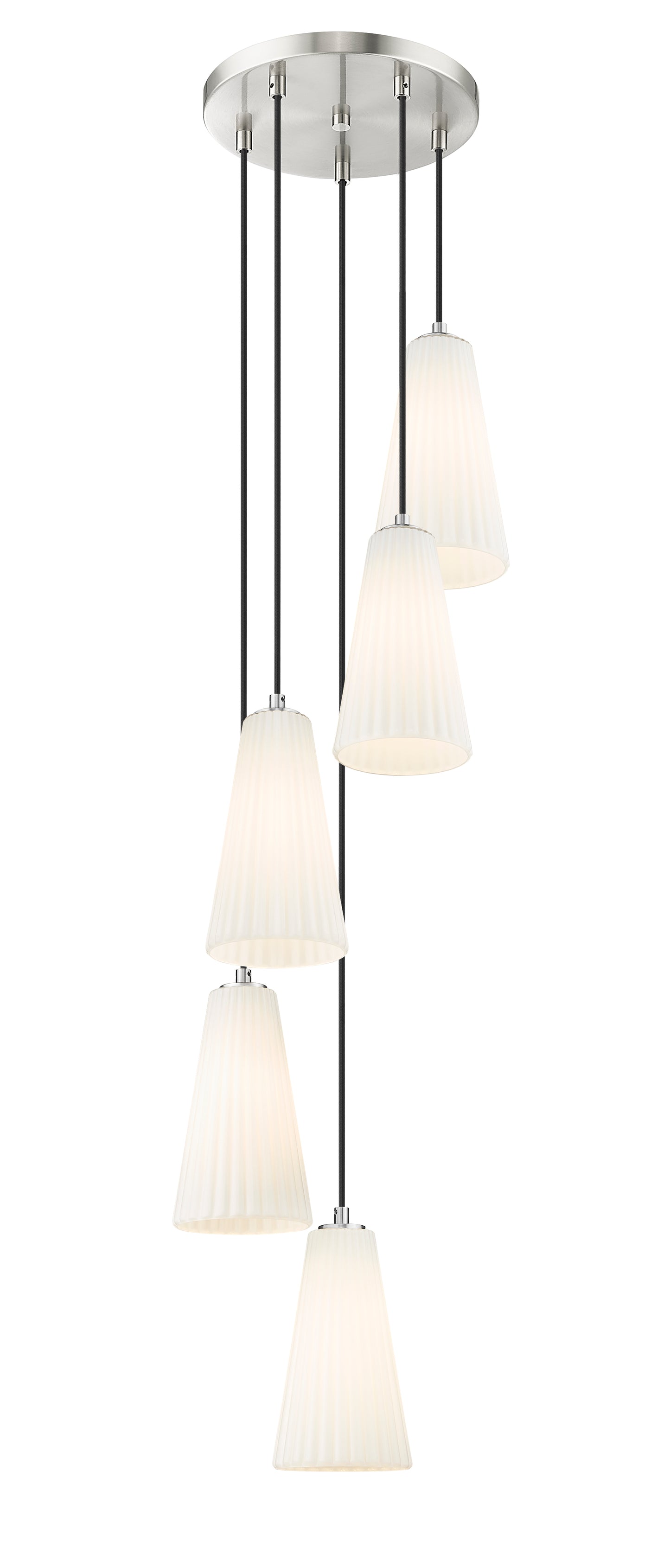 Farrell 5 Light Chandelier Brushed Nickel
