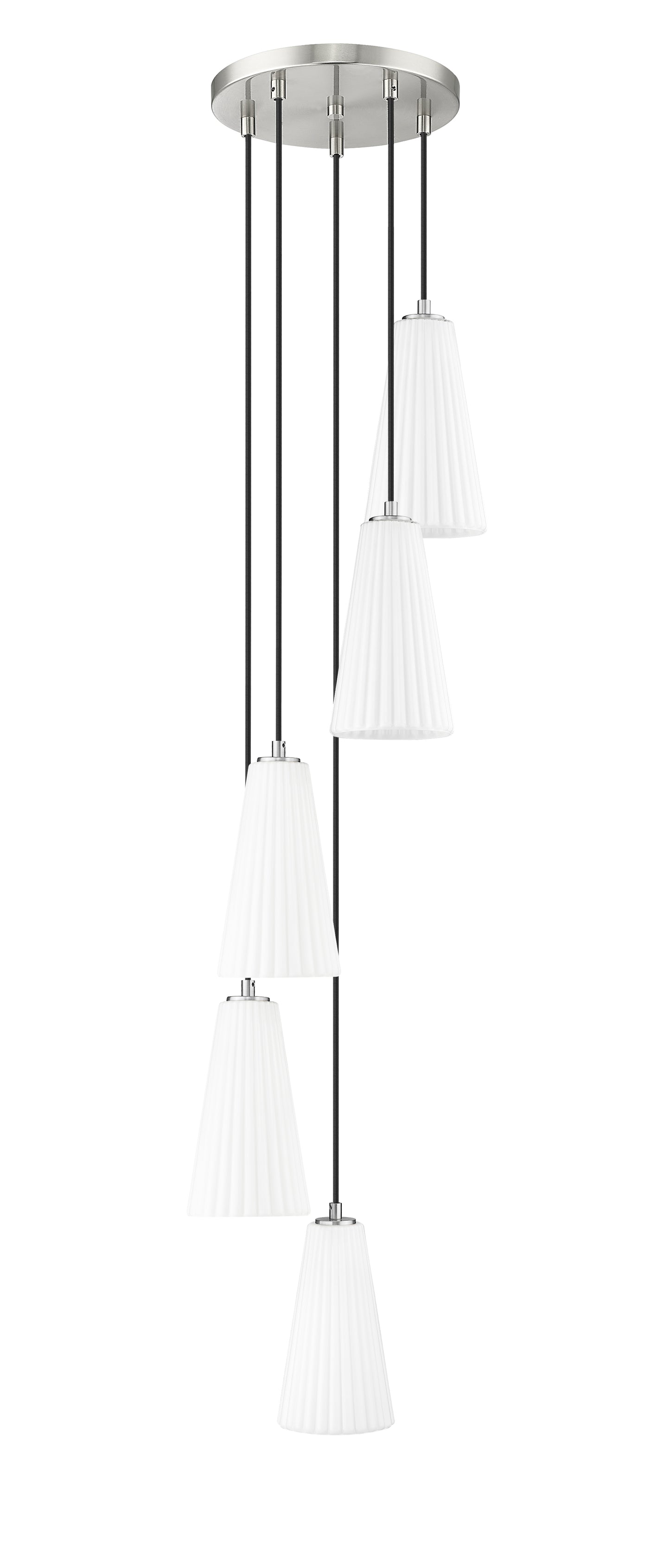 Farrell 5 Light Chandelier Brushed Nickel