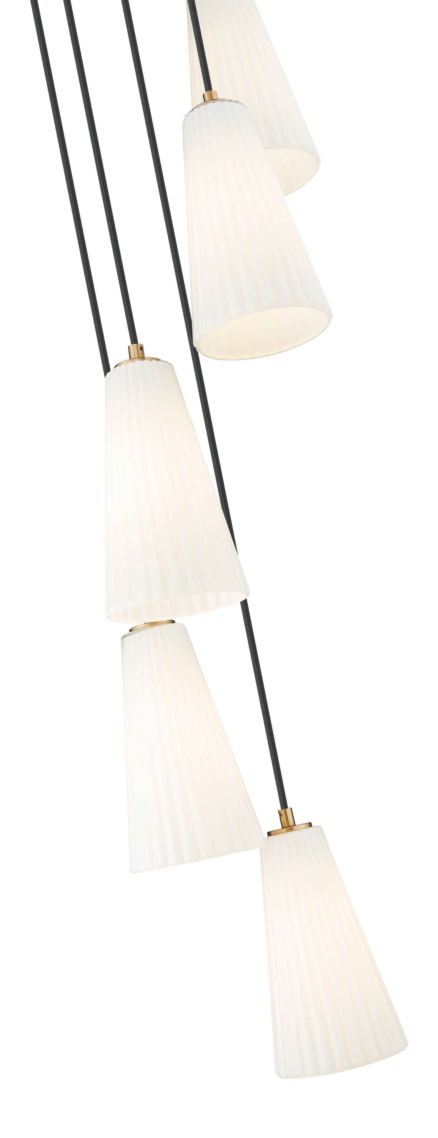 Farrell 5 Light Chandelier Modern Gold